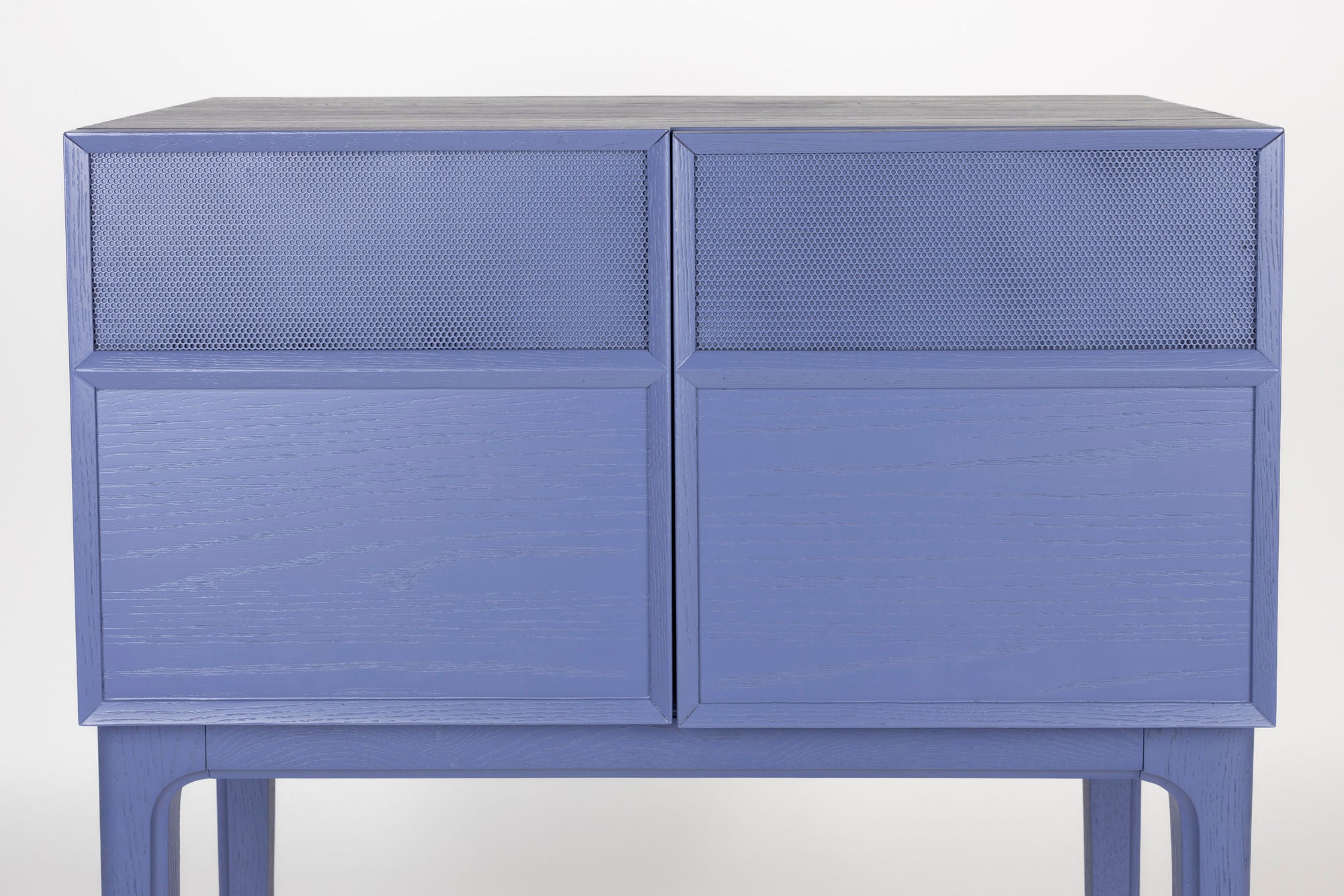 Zuiver June Ocean Purple Oak Wood Cabinet